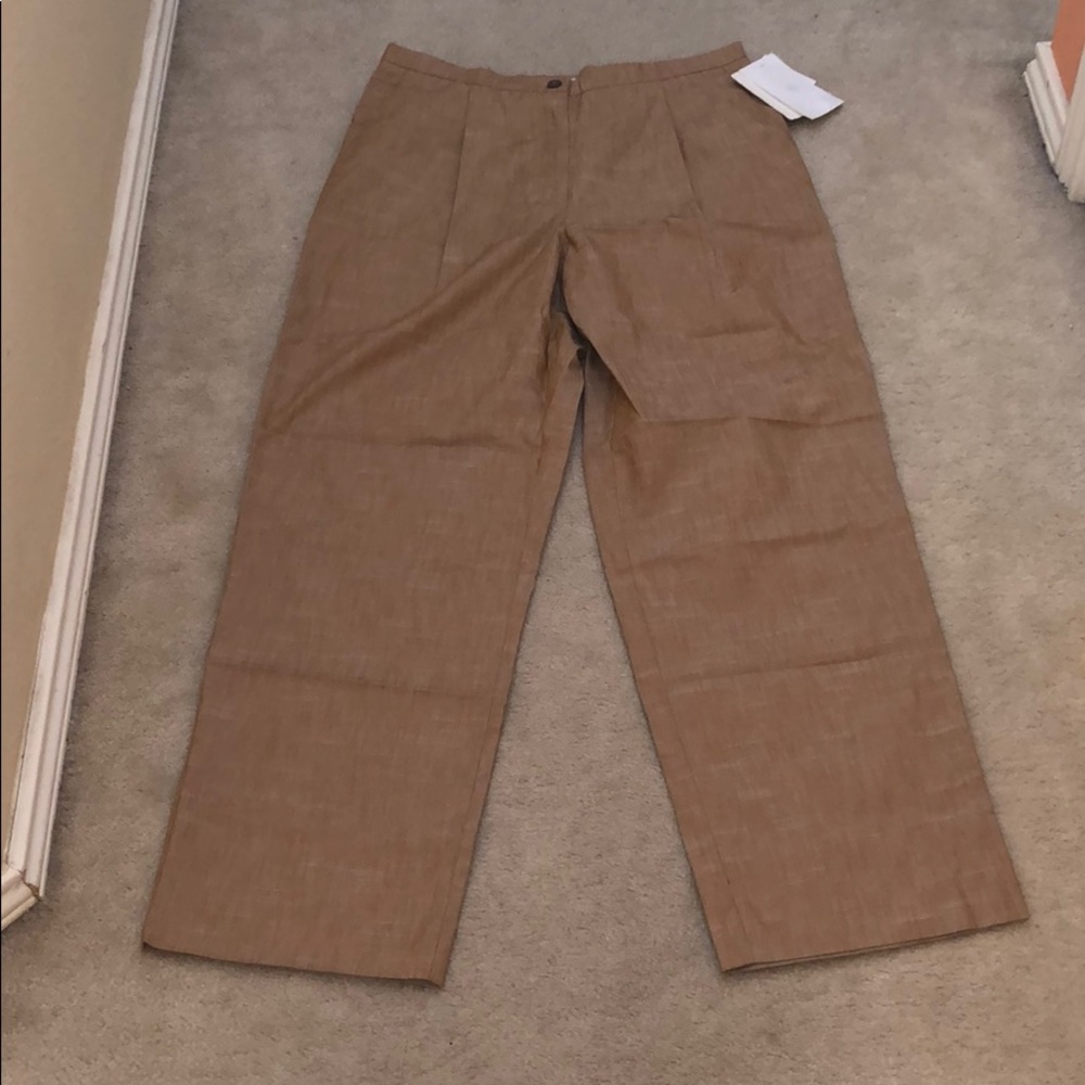 LIZ CLAIBORNE Kylie khaki dress pants petite